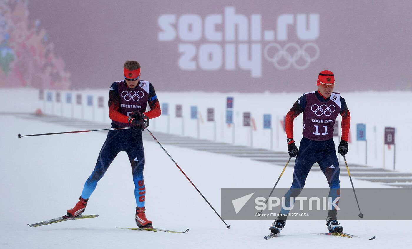 2014 Olympics. Biathlon. Training sessions