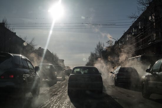 Cold weather in Russia