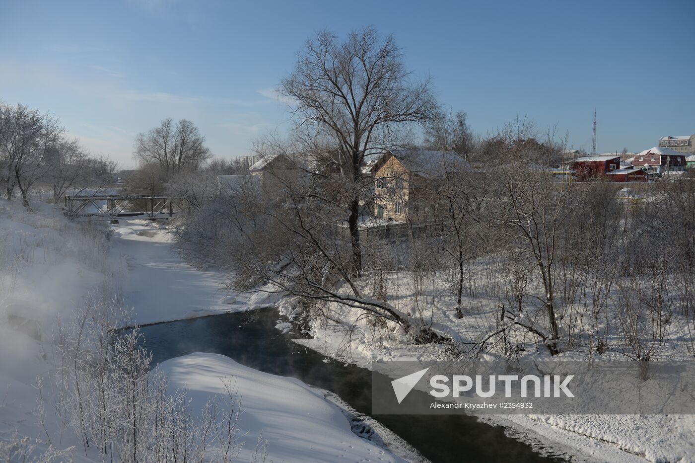 Cold weather in Russia