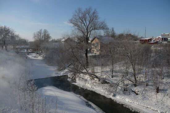 Cold weather in Russia