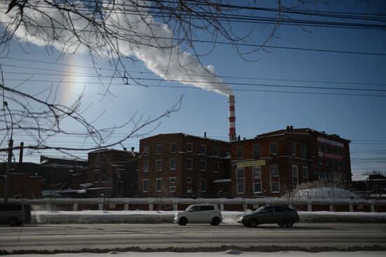 Cold weather in Russia