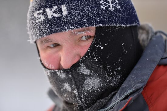 Frost in Russia