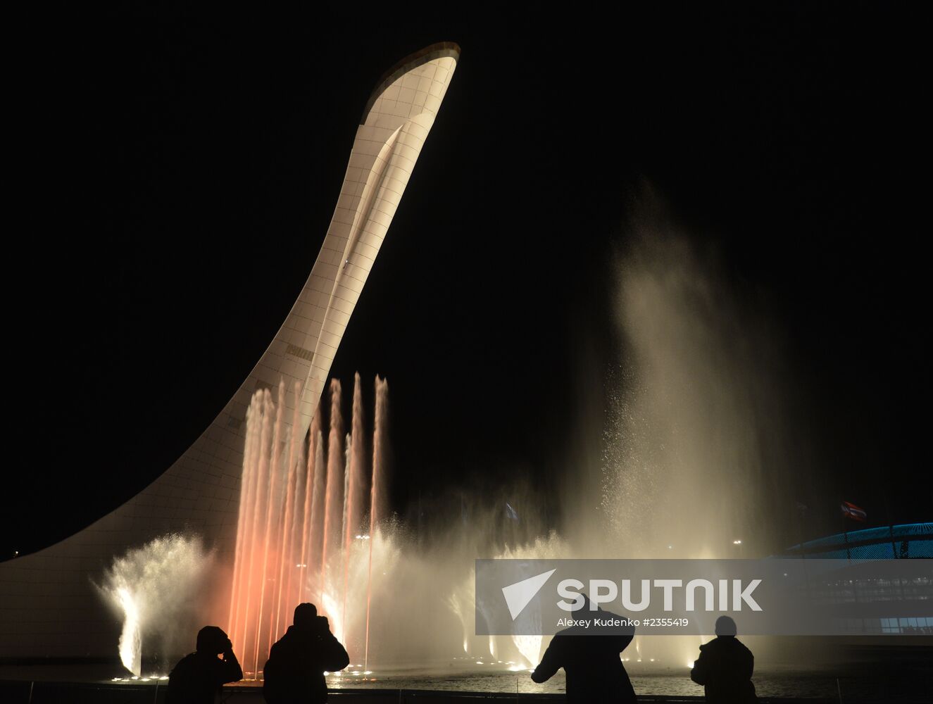 Rehearsal of opening of 22 Winter Olympic Games at Sochi Olympic Park