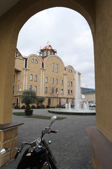 Construction of St John the Baptist hospitage in Sochi