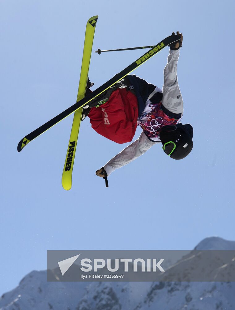Winter Olympics 2014. Freestyle. Slopestyle. Trainings