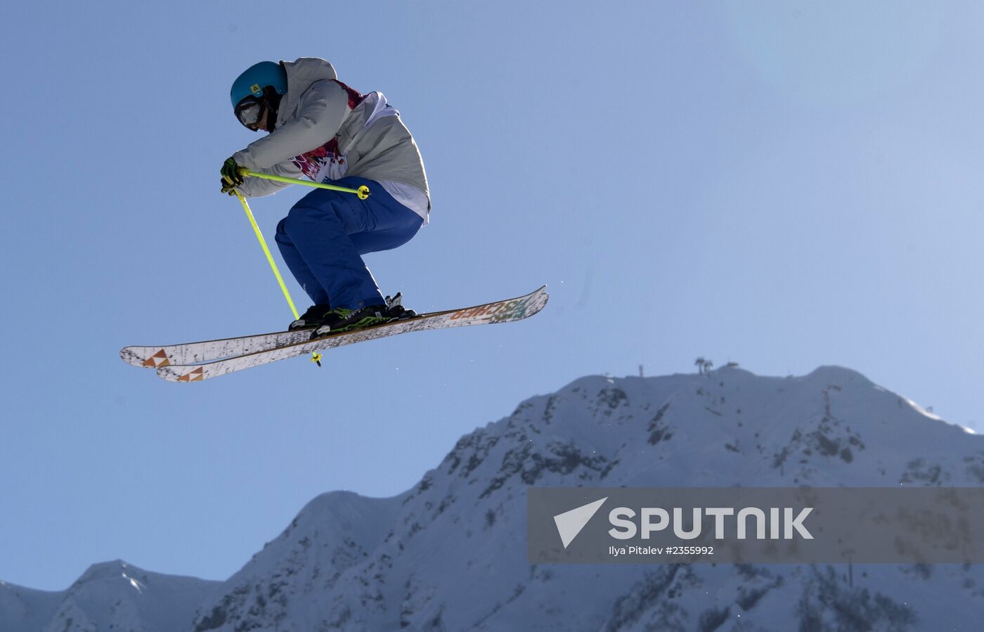 Winter Olympics 2014. Freestyle. Slopestyle. Trainings