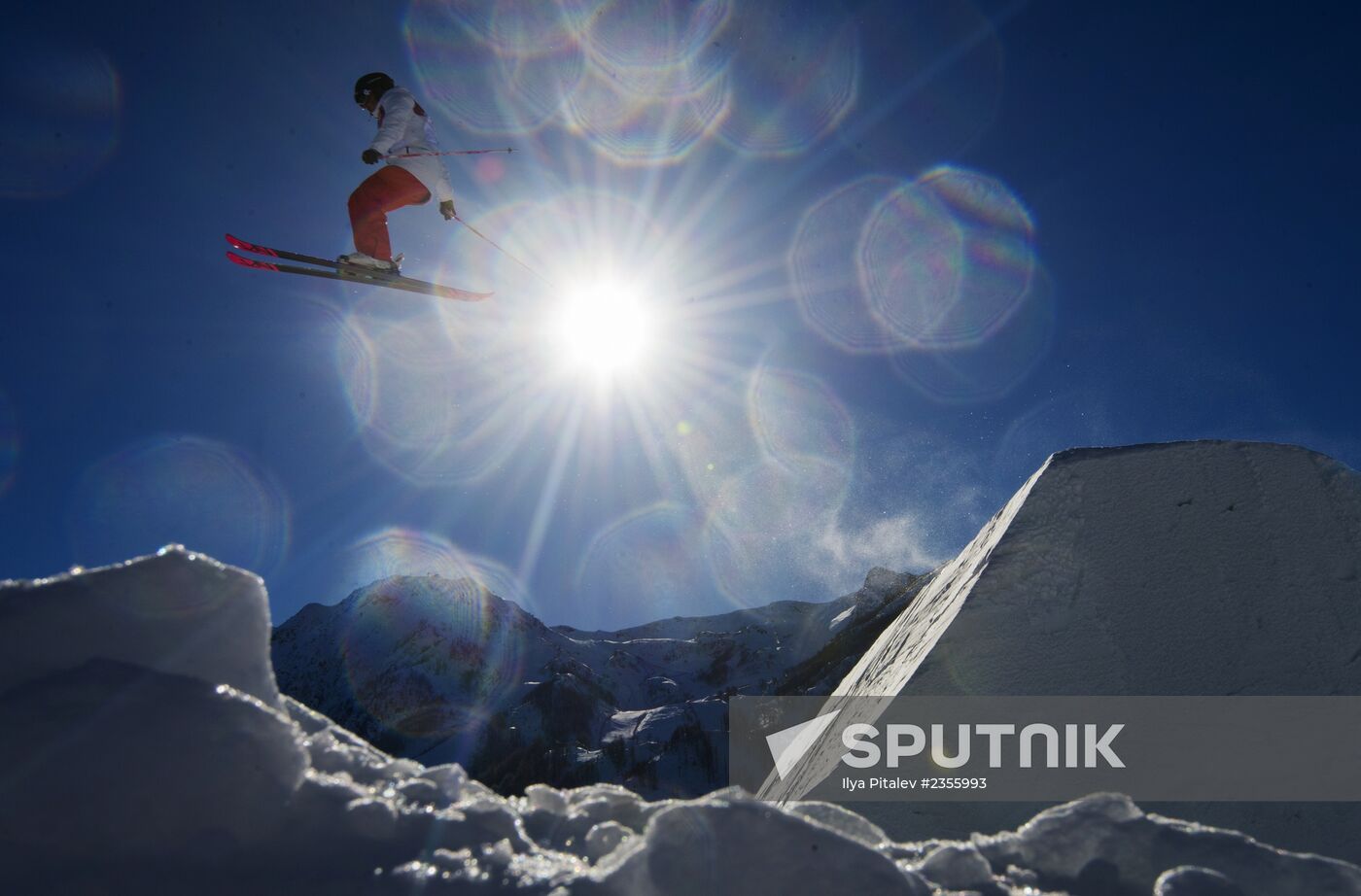 Winter Olympics 2014. Freestyle. Slopestyle. Trainings