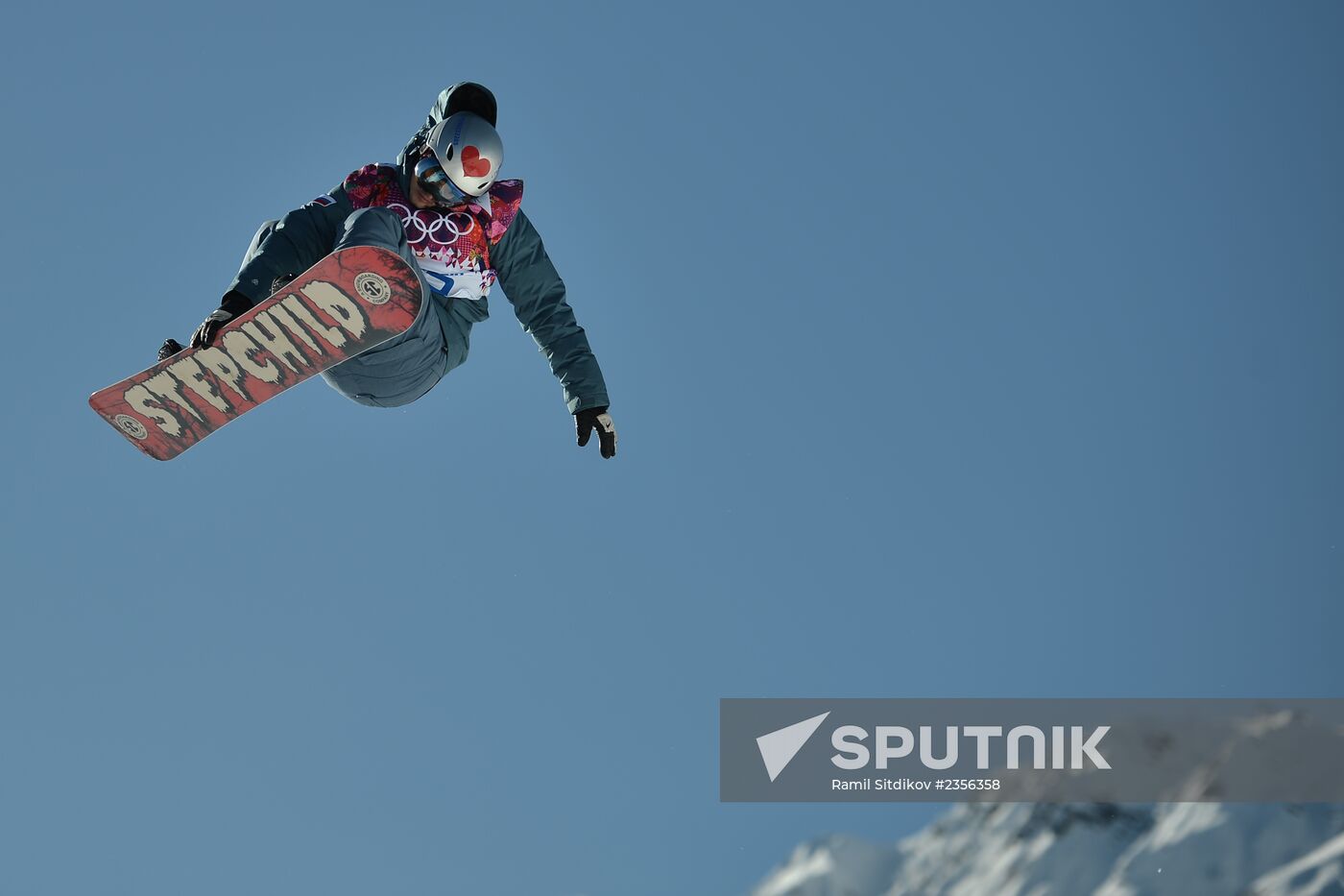 2014 Winter Olympics. Snowboard. Slopestyle. Training sessions