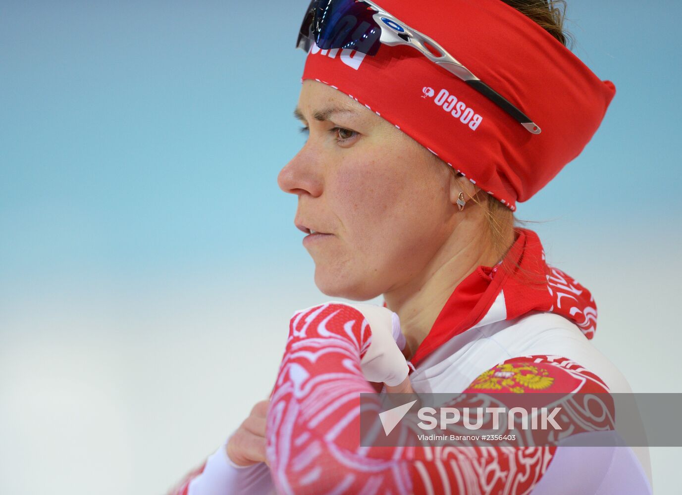 Winter Olympics 2014. Speed skating. Trainings