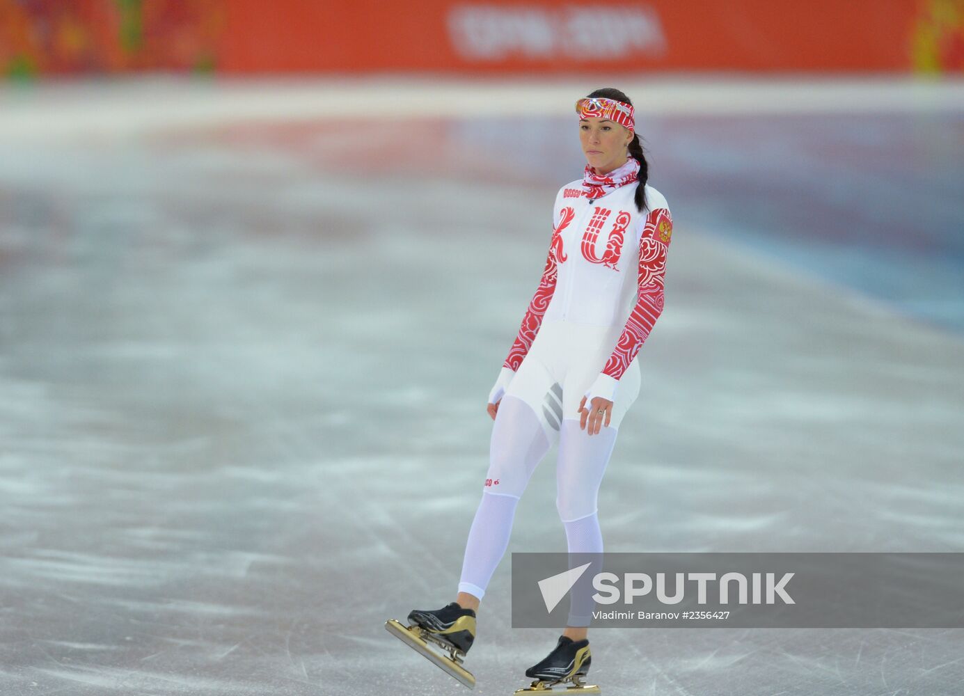 Winter Olympics 2014. Speed skating. Trainings
