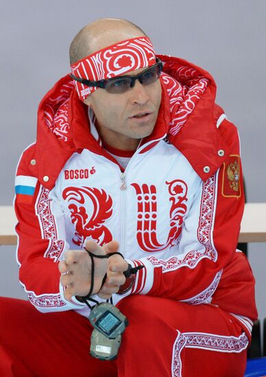 2014 Winter Olympics. Speed skating. Trainig sessions