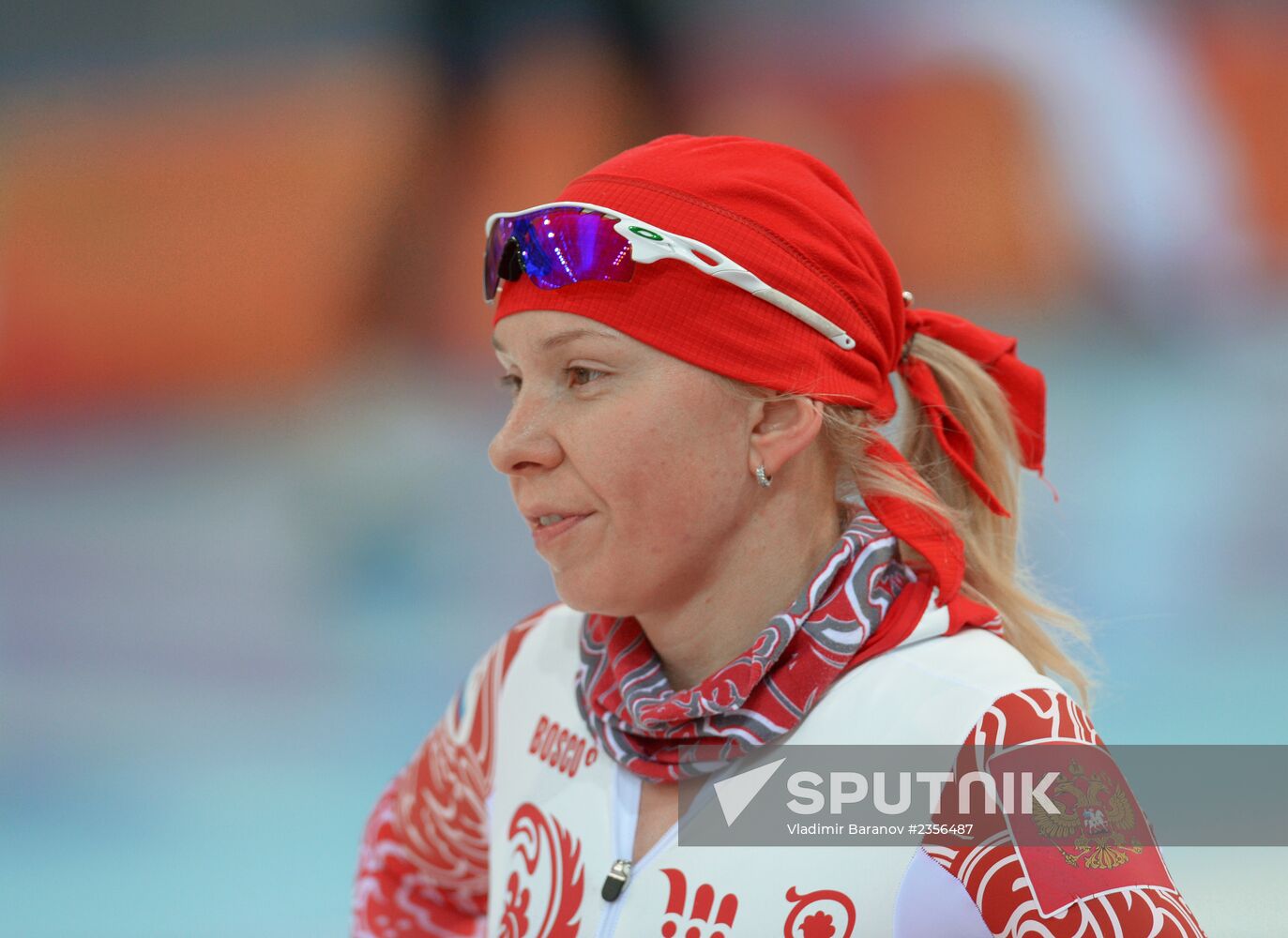 2014 Winter Olympics. Speed skating. Training session