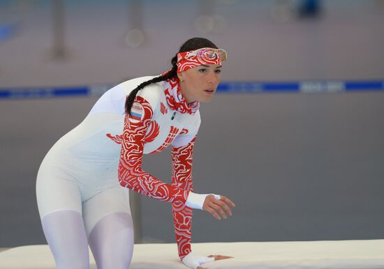 2014 Winter Olympics. Speed skating. Training session