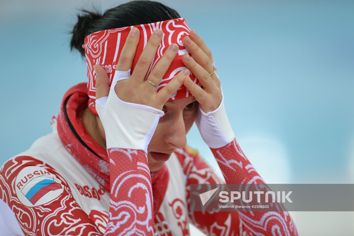 Winter Olympics 2014. Speed skating. Trainings