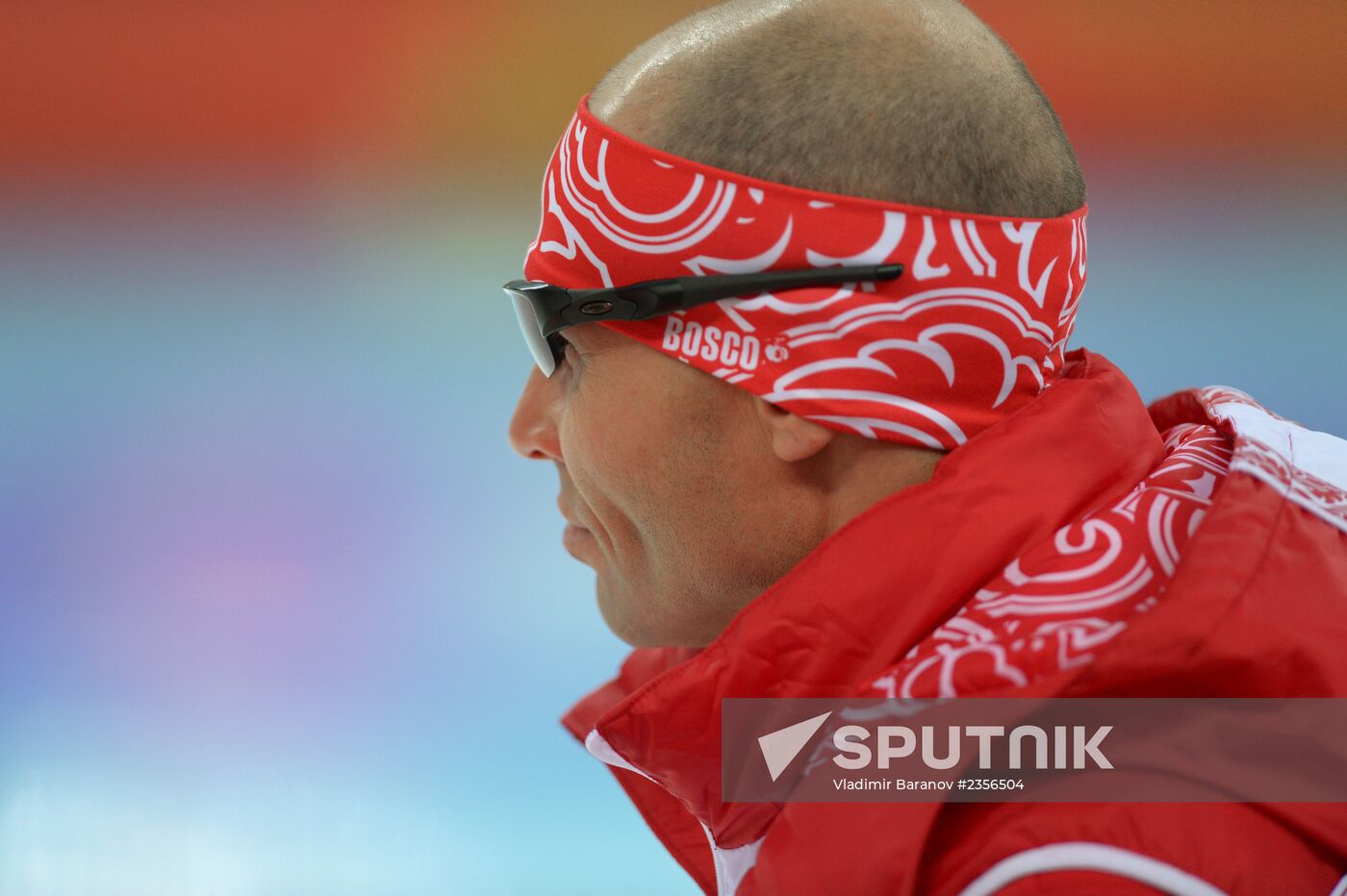 Winter Olympics 2014. Speed skating. Trainings