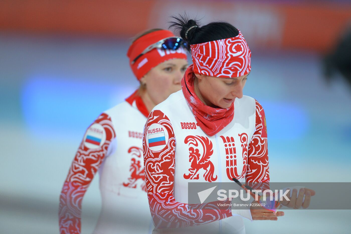 2014 Winter Olympics. Speed skating. Training sessions