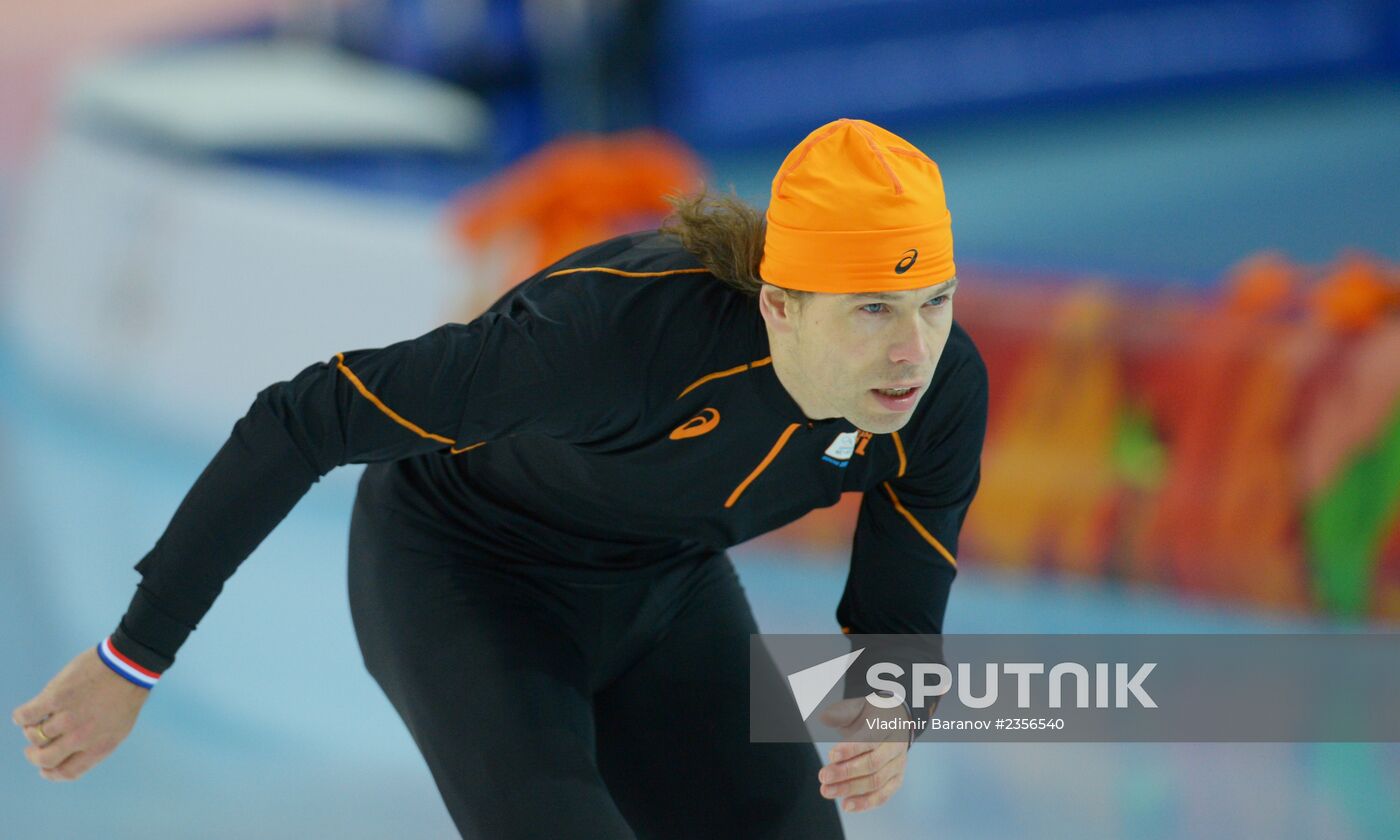 2014 Winter Olympics. Speed skating. Training sessions