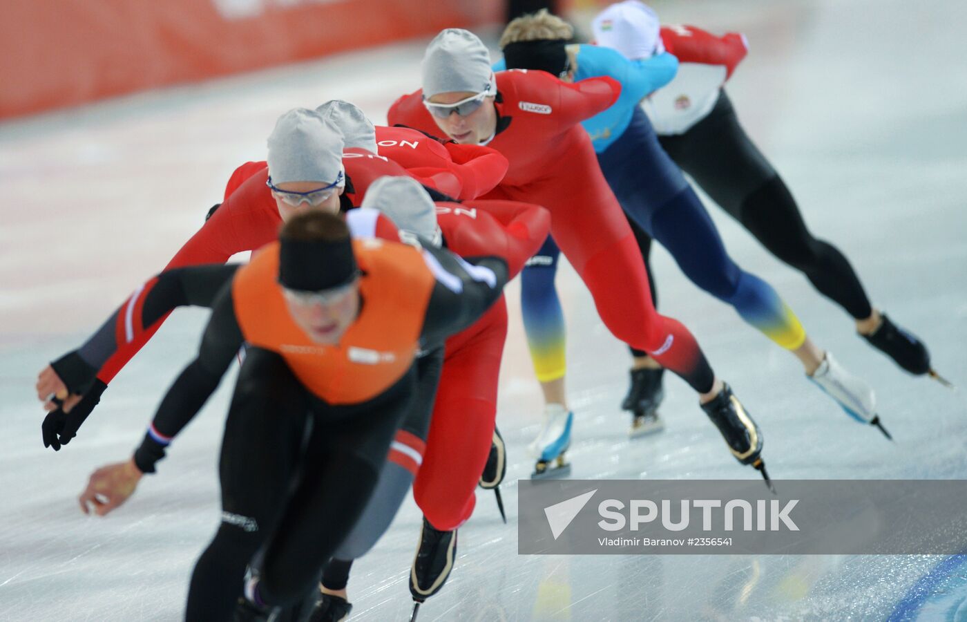 2014 Winter Olympics. Speed skating. Training sessions