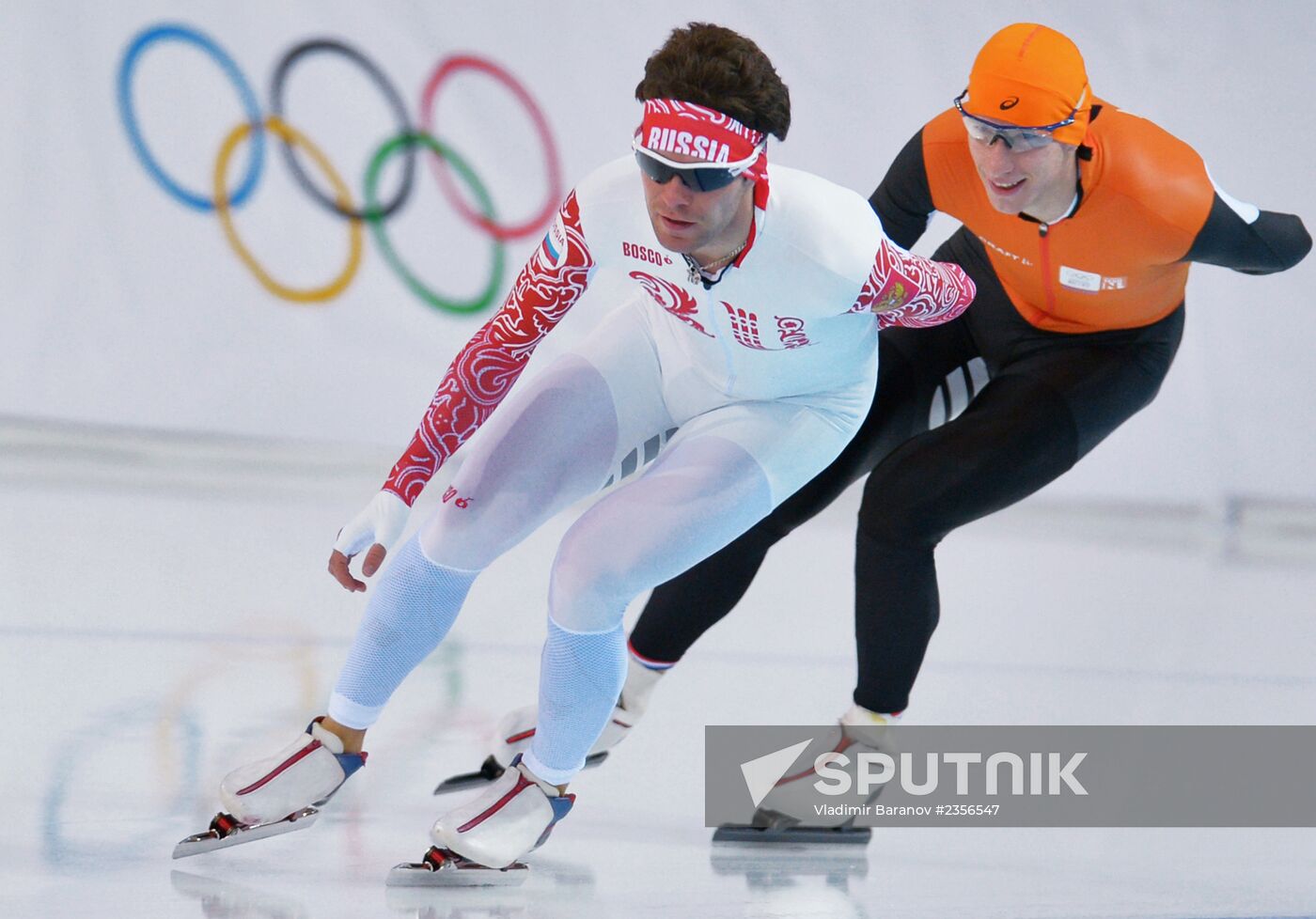 2014 Winter Olympics. Speed skating. Trainig sessions