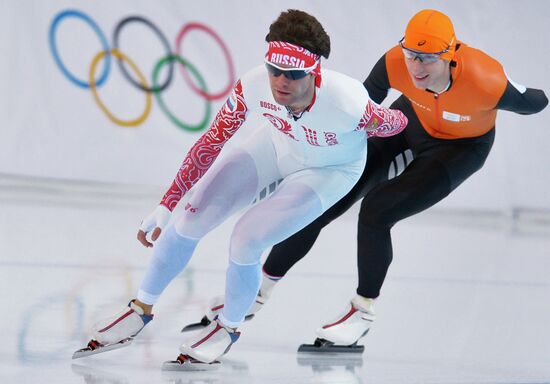 2014 Winter Olympics. Speed skating. Trainig sessions