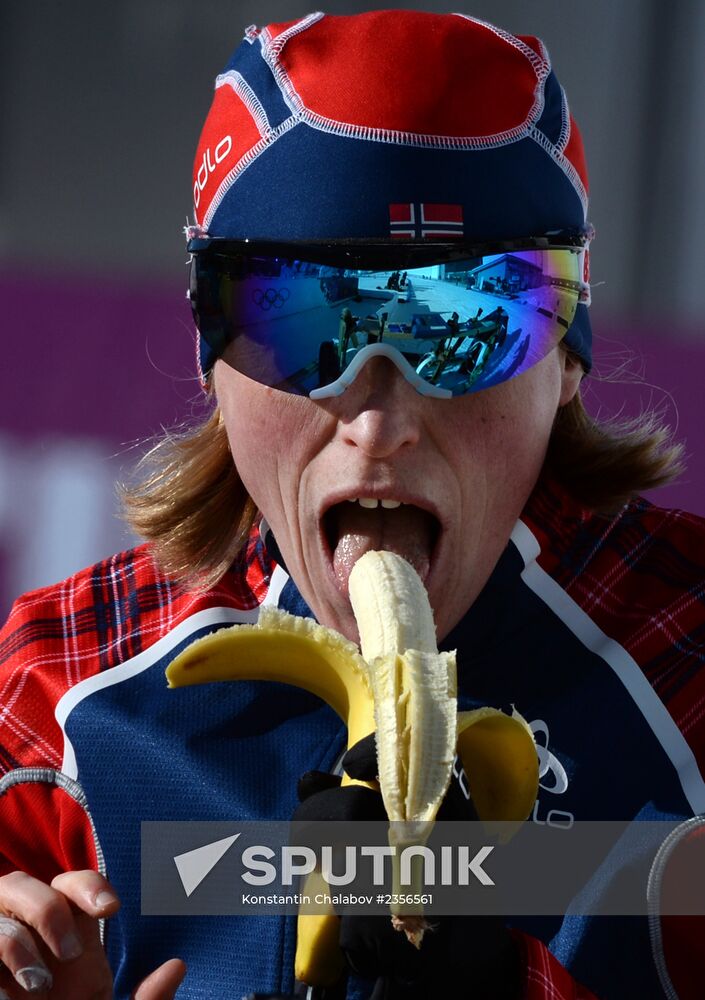 2014 Winter Olympics. Biathlon. Training sessions