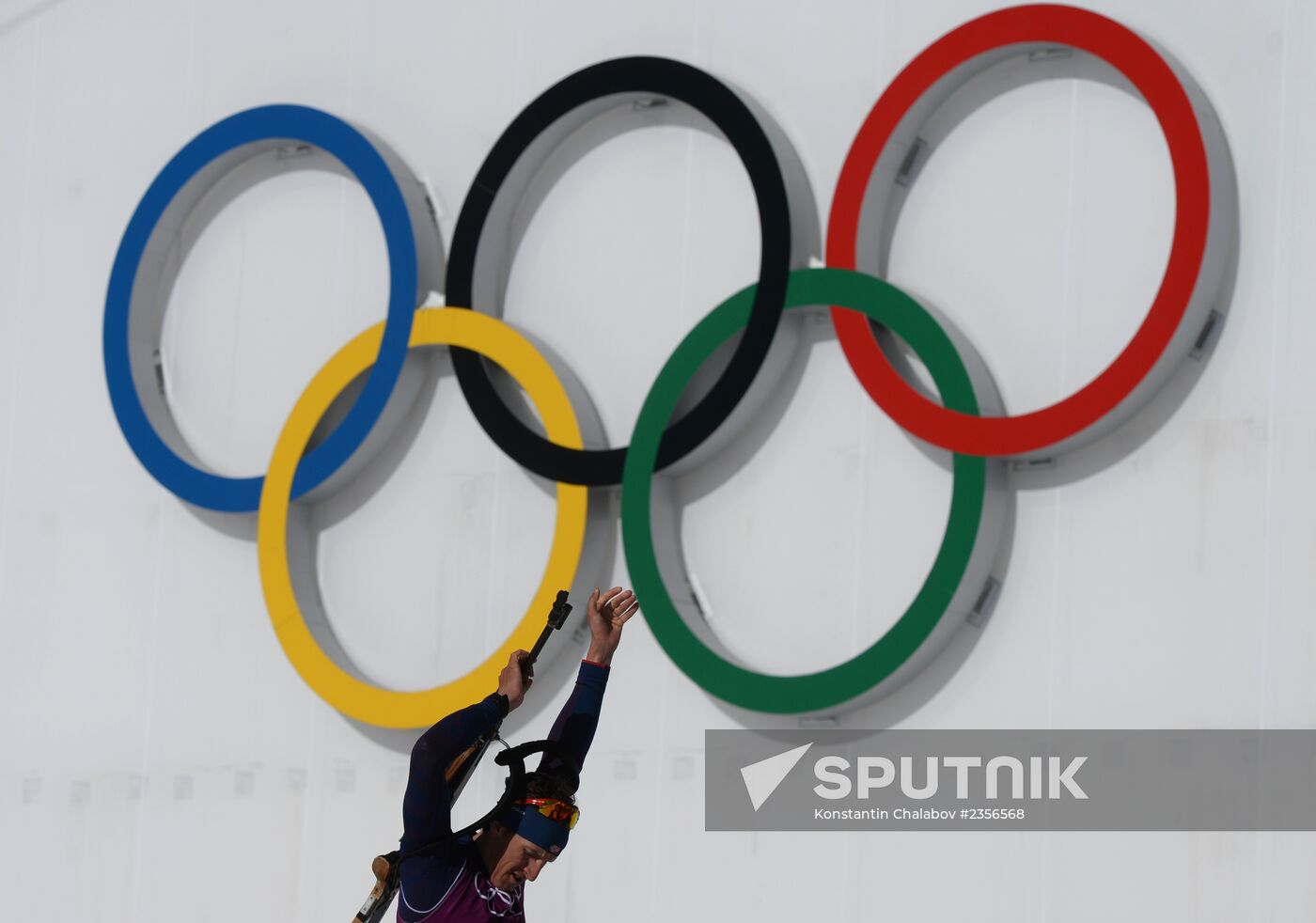 2014 Winter Olympics. Biathlon. Trainig session