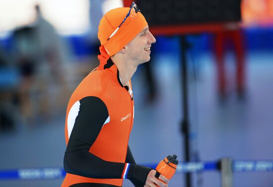 2014 Winter Olympics. Speed skating. Training session