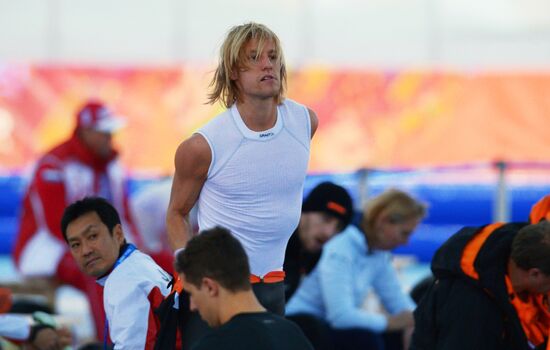 2014 Winter Olympics. Speed skating. Training sessions