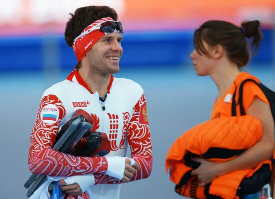 2014 Winter Olympics. Speed skating. Training sessions