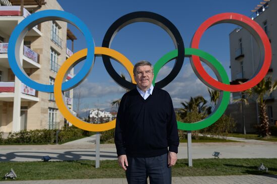 IOC President Thomas Bach visits Coastal Cluster's Olympic Village