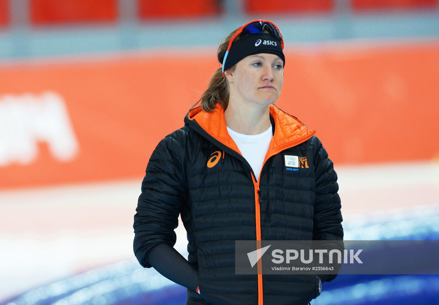 2014 Winter Olympics. Speed skating. Training session