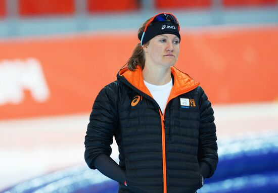 2014 Winter Olympics. Speed skating. Training session