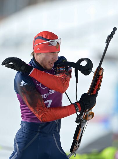 2014 Winter Olympics. Biathlon. Trainig session