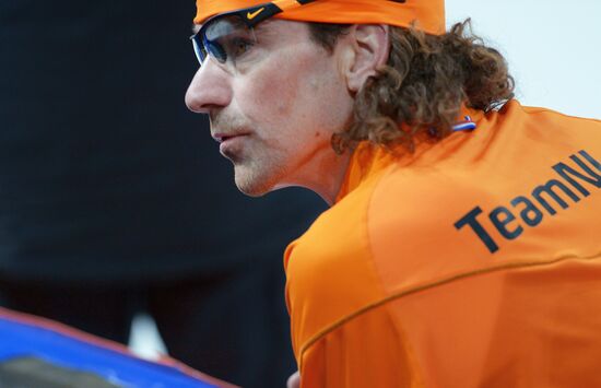 2014 Winter Olympics. Speed skating. Training session