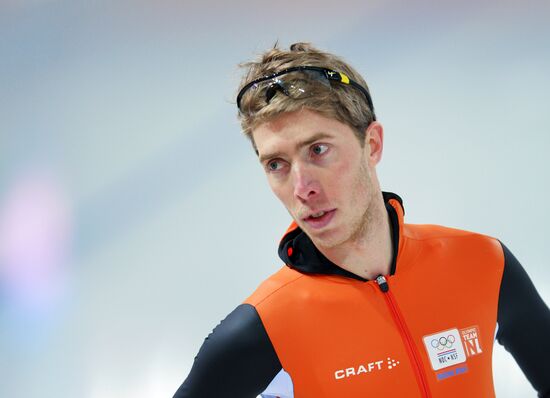 2014 Winter Olympics. Speed skating. Training session