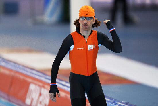 2014 Winter Olympics. Speed skating. Training session