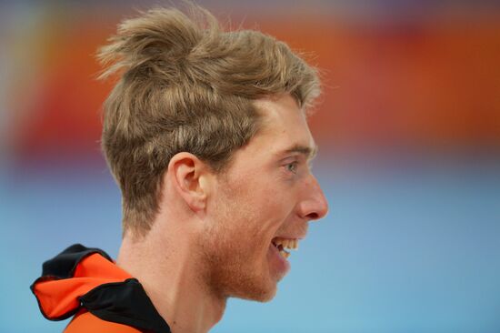 2014 Winter Olympics. Speed skating. Training session