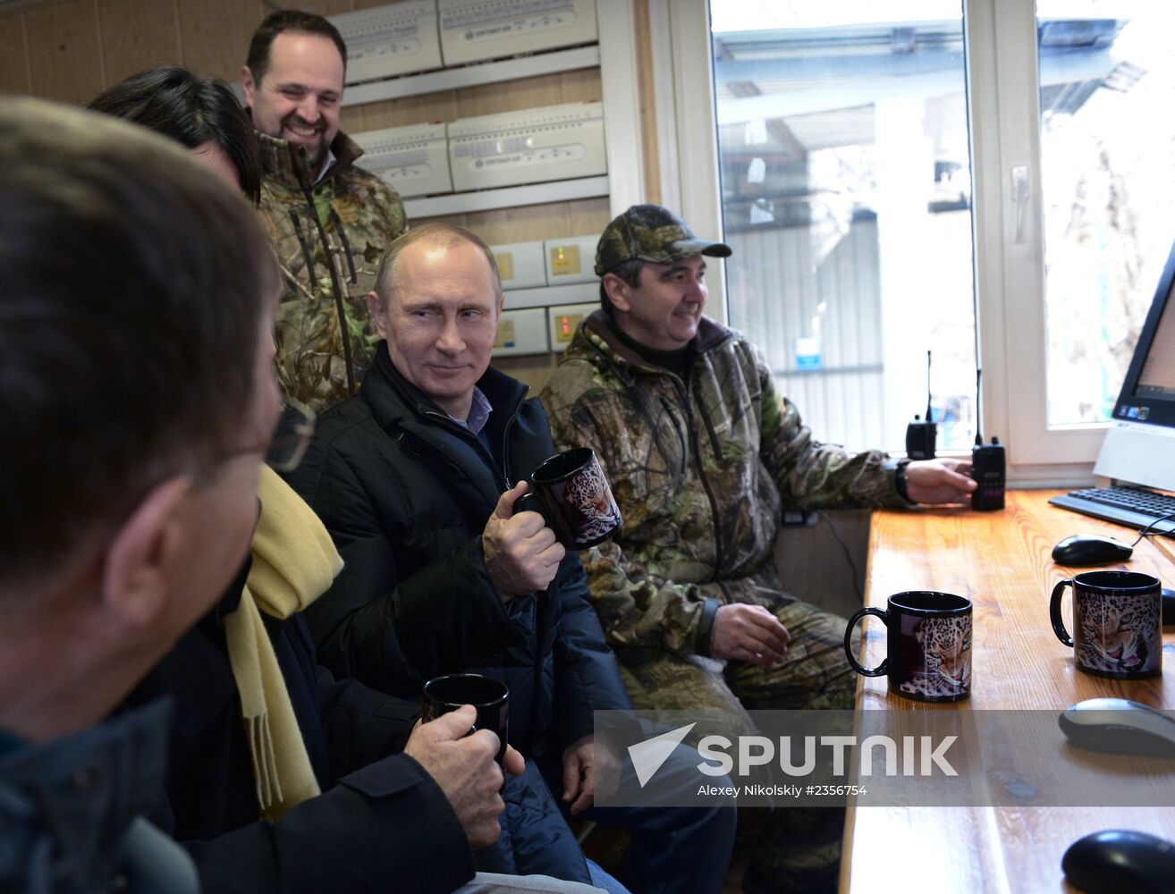 Vladimir Putin visits Persian Leopard Breeding and Rehabilitation Centre