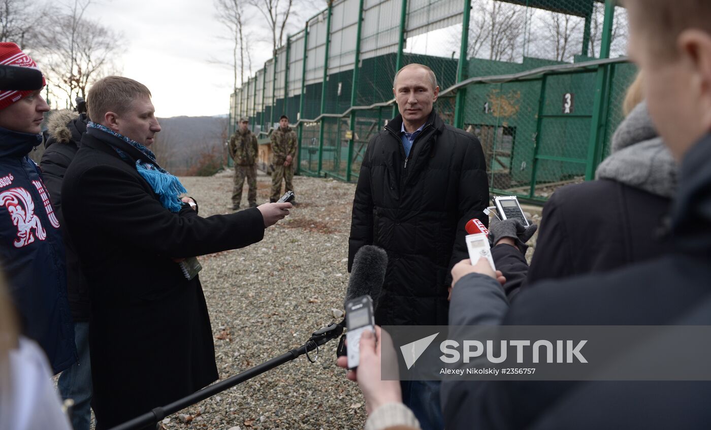 Vladimir Putin visits Persian Leopard Breeding and Rehabilitation Centre