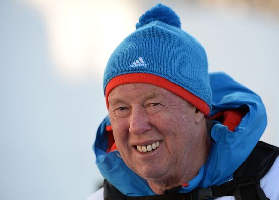 2014 Winter Olympics. Biathlon. Training sessions