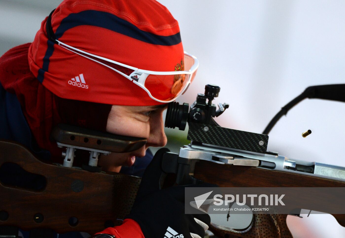 2014 Winter Olympics. Biathlon. Trainig session
