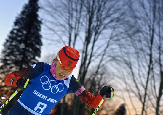 2014 Winter Olympics. Biathlon. Trainig session