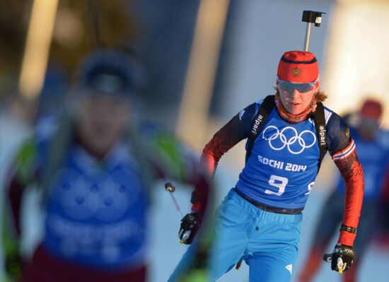 2014 Winter Olympics. Biathlon. Trainig session