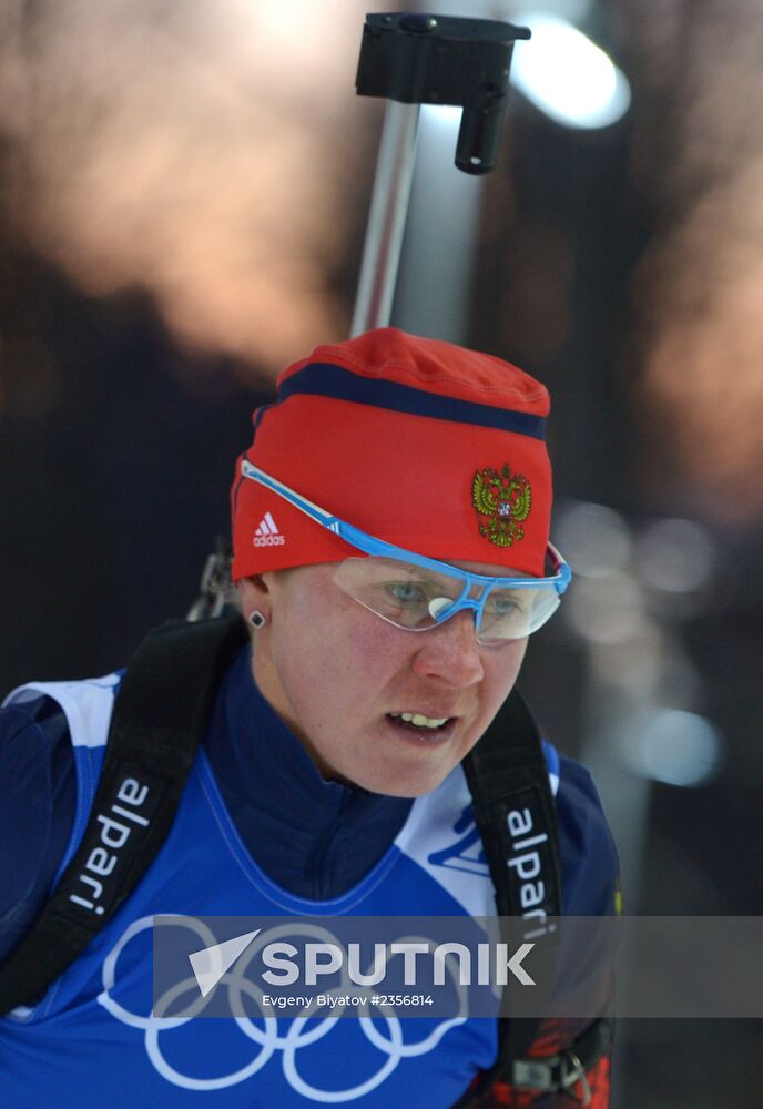 2014 Winter Olympics. Biathlon. Trainig session