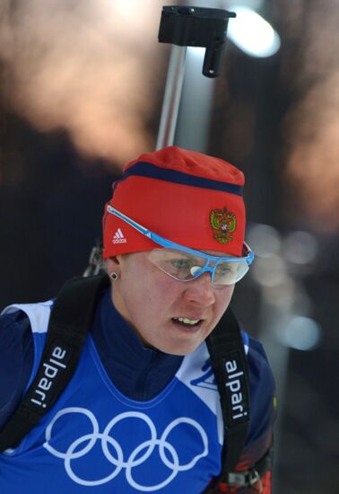 2014 Winter Olympics. Biathlon. Trainig session