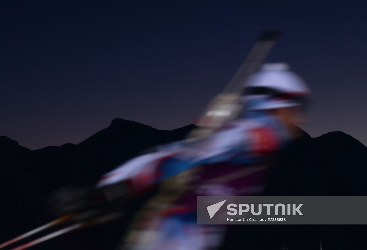 2014 Winter Olympics. Biathlon. Training sessions