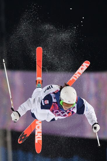 2014 Winter Olympics. Freestyle Moguls. Trainig session