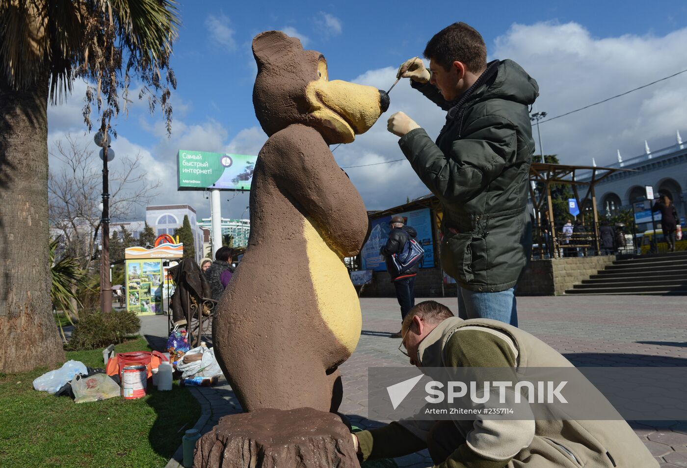 Sochi Olympics. Three days before the Games