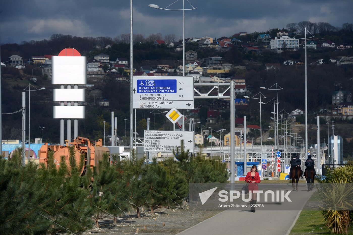 Sochi Olympics. Three days before the Games