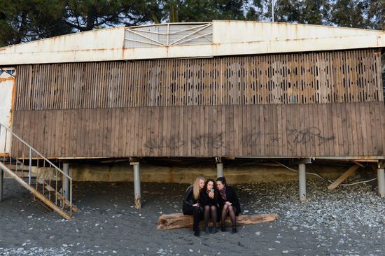 Sochi Olympics. Three days before the Games